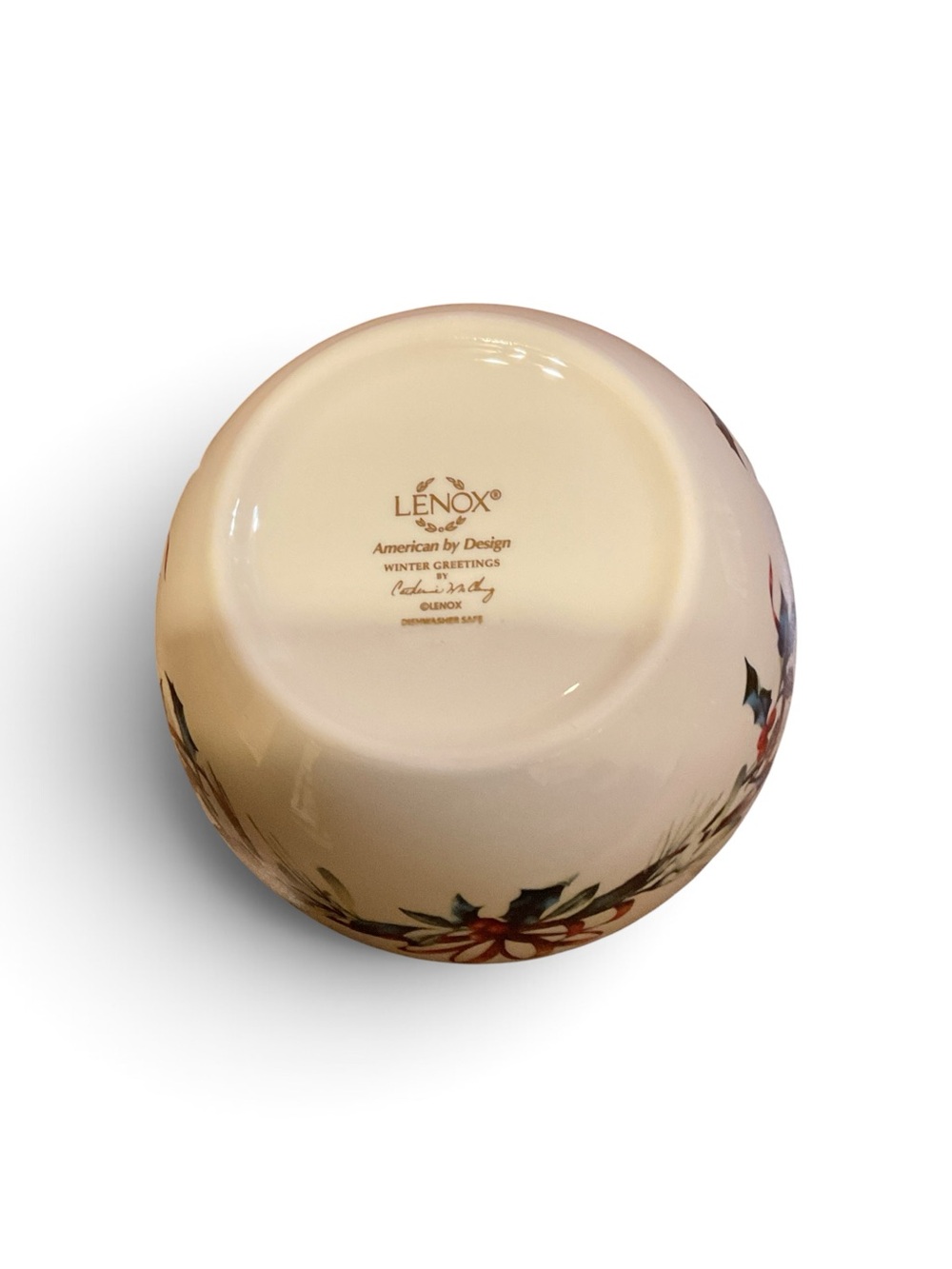 Lenox Winter Greetings 5" Bowl NIP - Picture 4 of 4